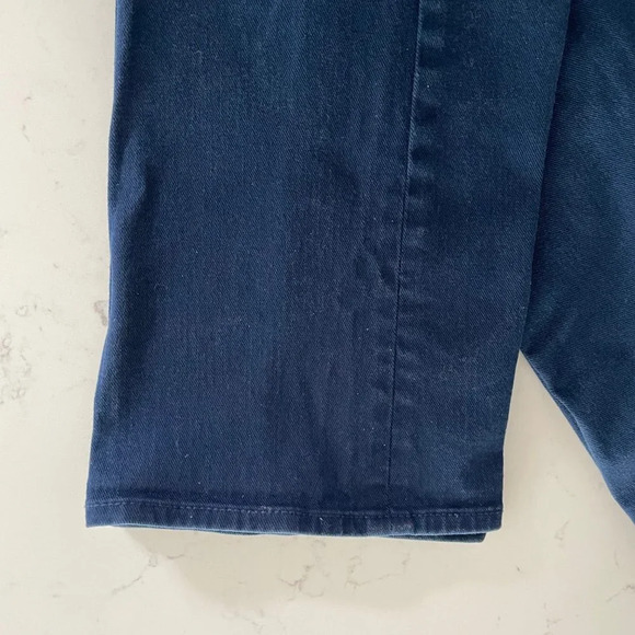 DKNY Jeans 5 Pocket Mid Rise Straight Leg Cotton Jeans Blue Sz 10 X 32 - Picture 3 of 11